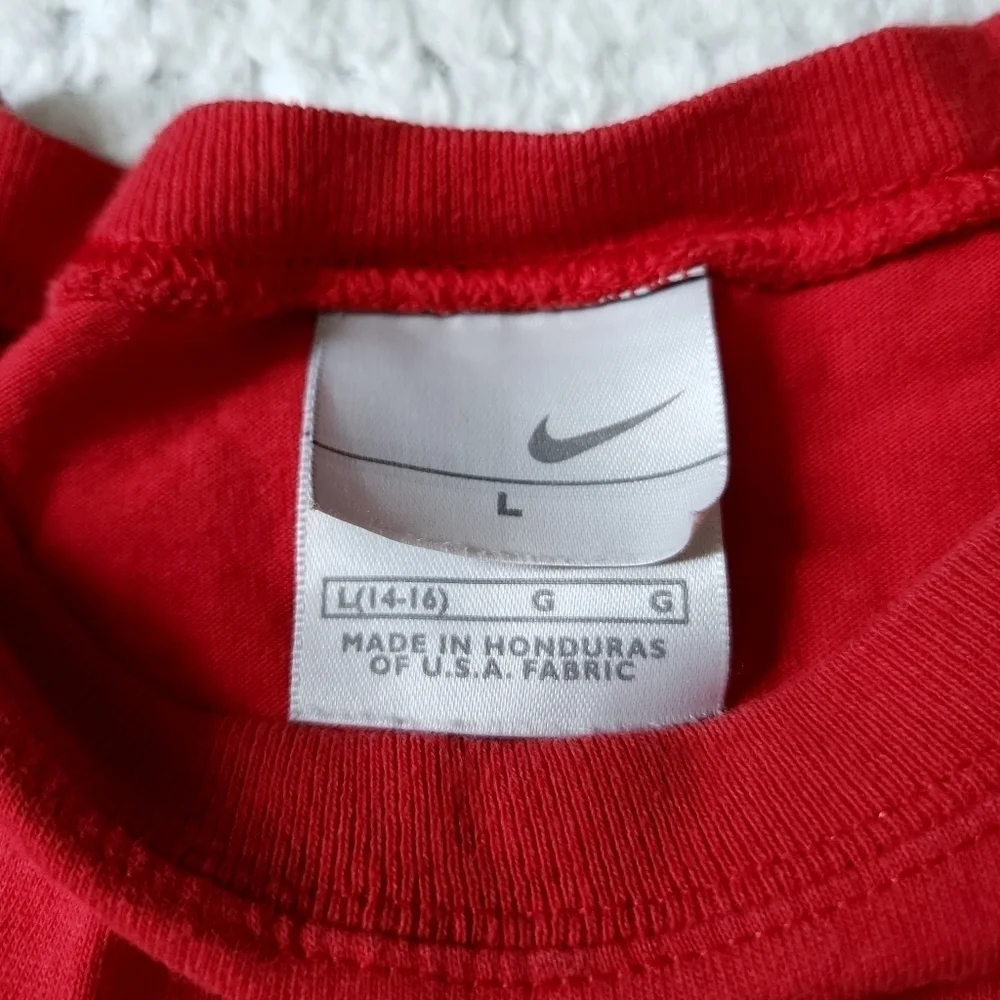 Vintage 00s Nike Grey Tag Center Swoosh Tank sz L (14-16)